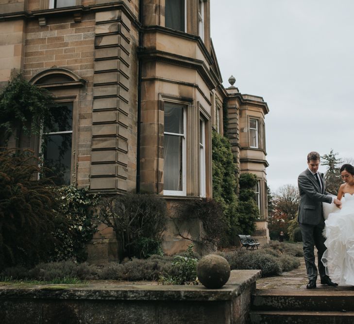 Bride in Pronovias | Groom in Suit Supply | Errol Park Wedding | Jen Owens Images