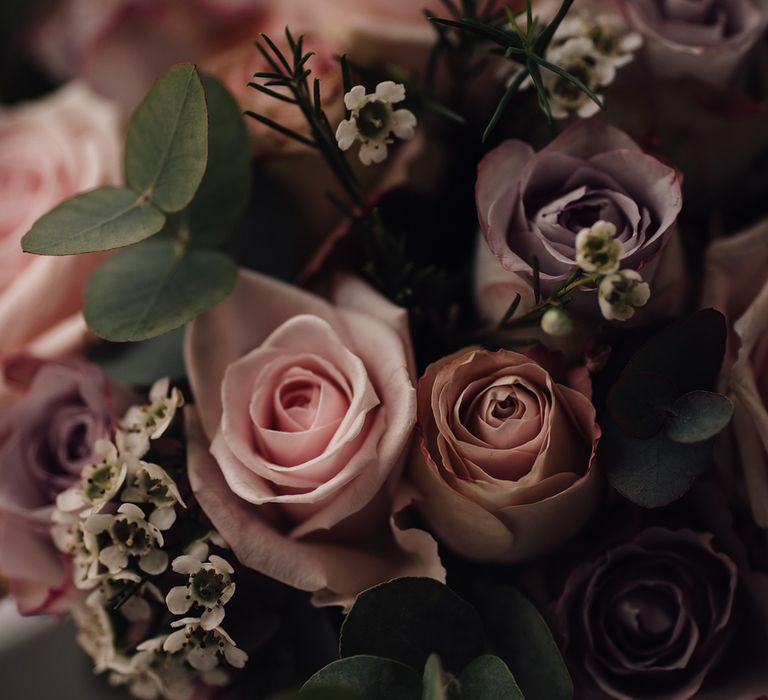 Elegant Pronovias Bride For A Destination Wedding At Chateau de Cazenac With Rustic Rose Floral Arrangements And Images From Samuel Docker