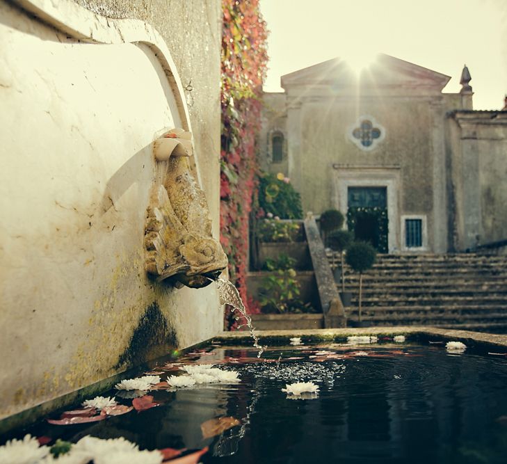 Fountain at La Quinta Manor House in Portugal