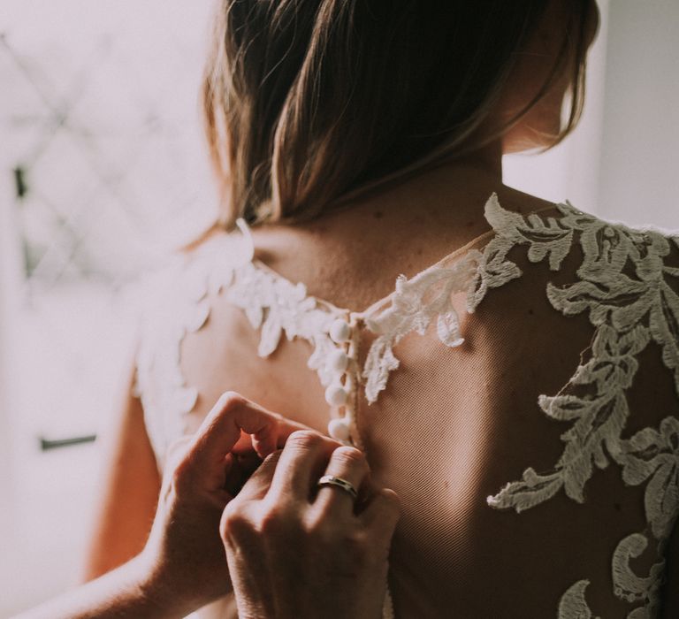 Stunning Ronald Joyce Bride For A Family Wedding At Leez Priory With Large Wedding Party & Bridesmaids In Pink With Images From Nataly J Photography