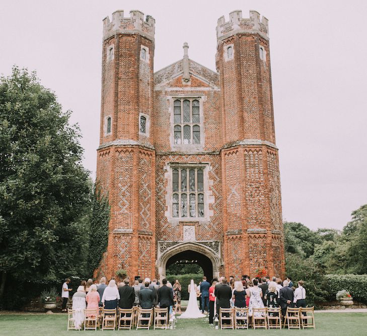 Stunning Ronald Joyce Bride For A Family Wedding At Leez Priory With Large Wedding Party & Bridesmaids In Pink With Images From Nataly J Photography