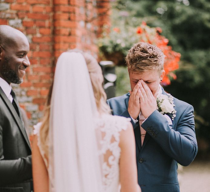 Stunning Ronald Joyce Bride For A Family Wedding At Leez Priory With Large Wedding Party & Bridesmaids In Pink With Images From Nataly J Photography