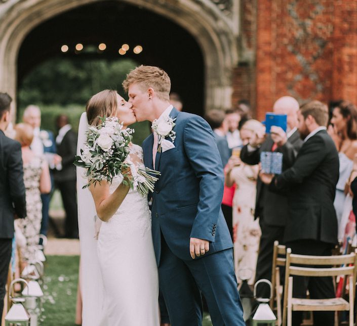 Stunning Ronald Joyce Bride For A Family Wedding At Leez Priory With Large Wedding Party & Bridesmaids In Pink With Images From Nataly J Photography