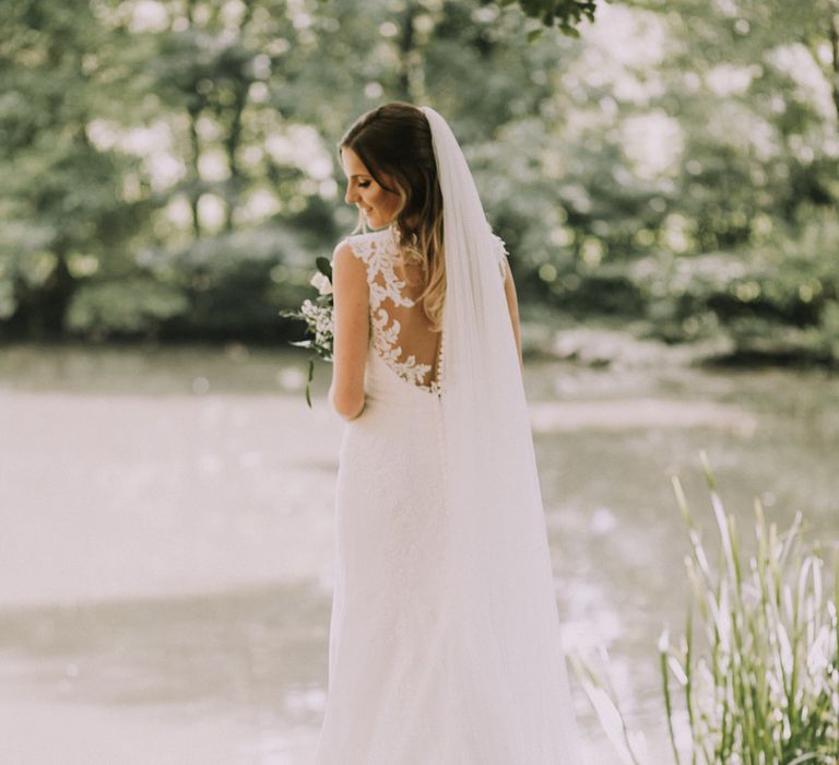 Stunning Ronald Joyce Bride For A Family Wedding At Leez Priory With Large Wedding Party & Bridesmaids In Pink With Images From Nataly J Photography