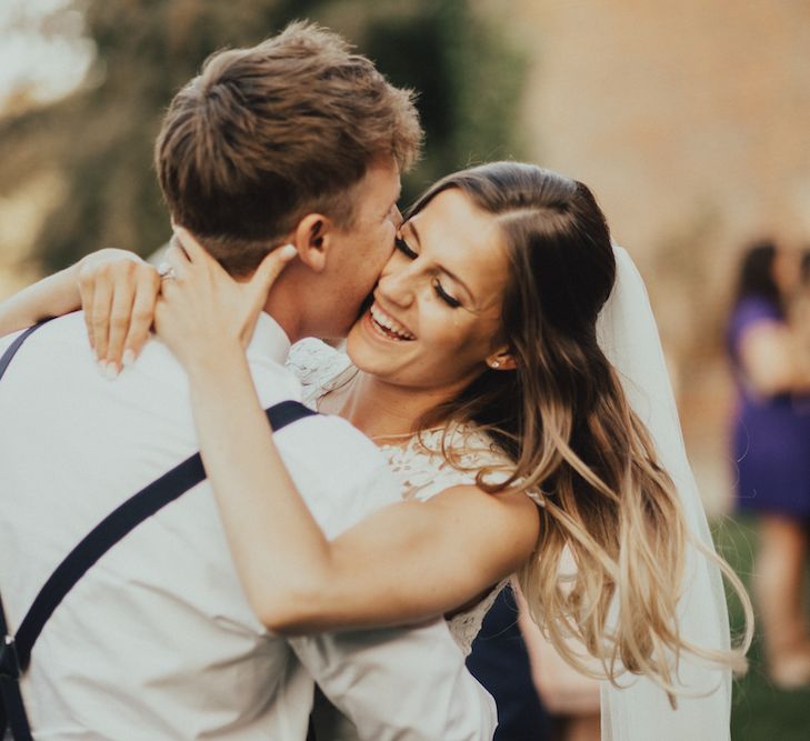 Stunning Ronald Joyce Bride For A Family Wedding At Leez Priory With Large Wedding Party & Bridesmaids In Pink With Images From Nataly J Photography