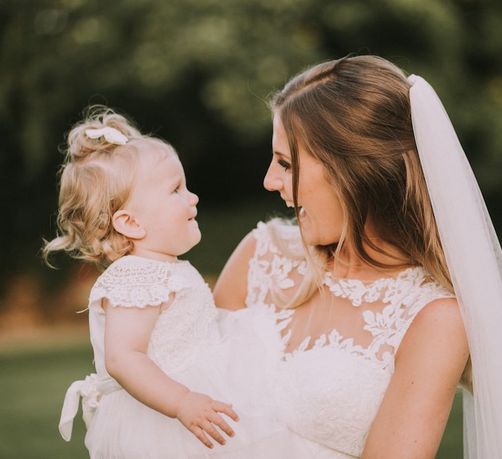 Stunning Ronald Joyce Bride For A Family Wedding At Leez Priory With Large Wedding Party & Bridesmaids In Pink With Images From Nataly J Photography