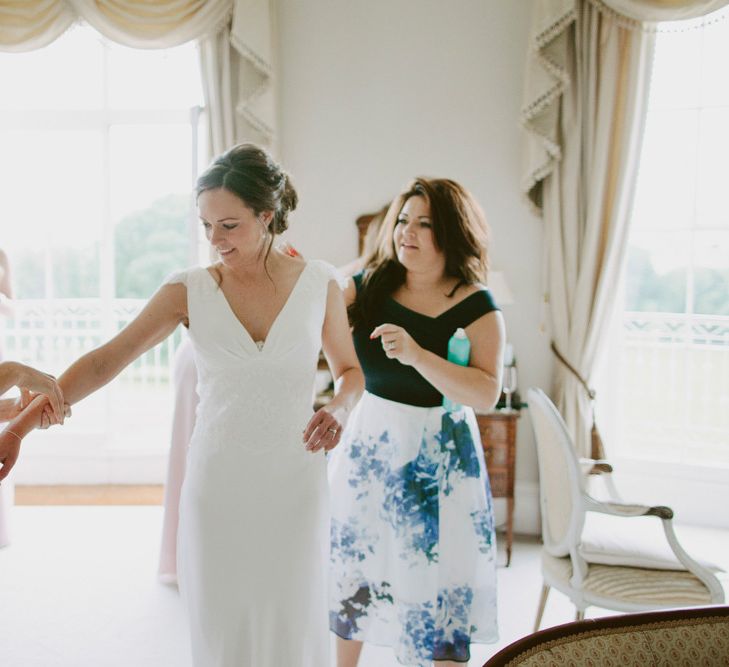 Bridal Preparations | Rose & Delilah Gown | David Jenkins Photography | Confetti & Silk Films