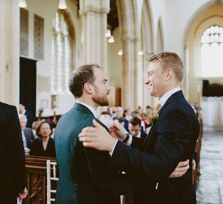 Groom at the Altar | David Jenkins Photography | Confetti & Silk Films