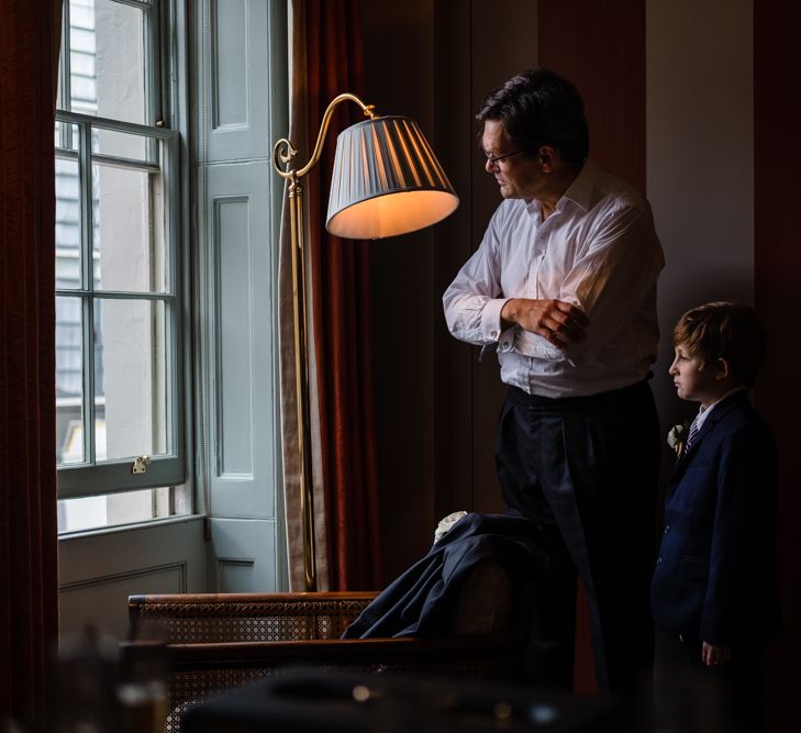 Groomsmen in Suits by Beggars Run | Chic London Wedding at St Bartholomew the Great Church & St John Bar & Restaurant | Helen Abraham Photography