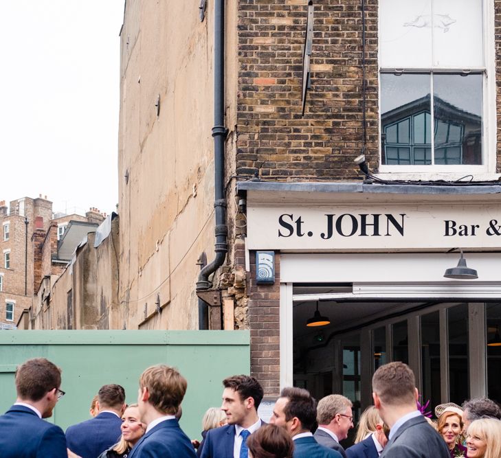 Chic London Wedding at St Bartholomew the Great Church & St John Bar & Restaurant | Helen Abraham Photography