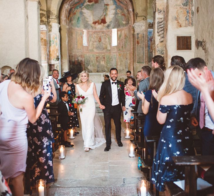 Elegant Italian Destination Wedding At Abbazia San Pietro Umbria With Bride In Charlotte Simpson And Images From Paolo Ceritano