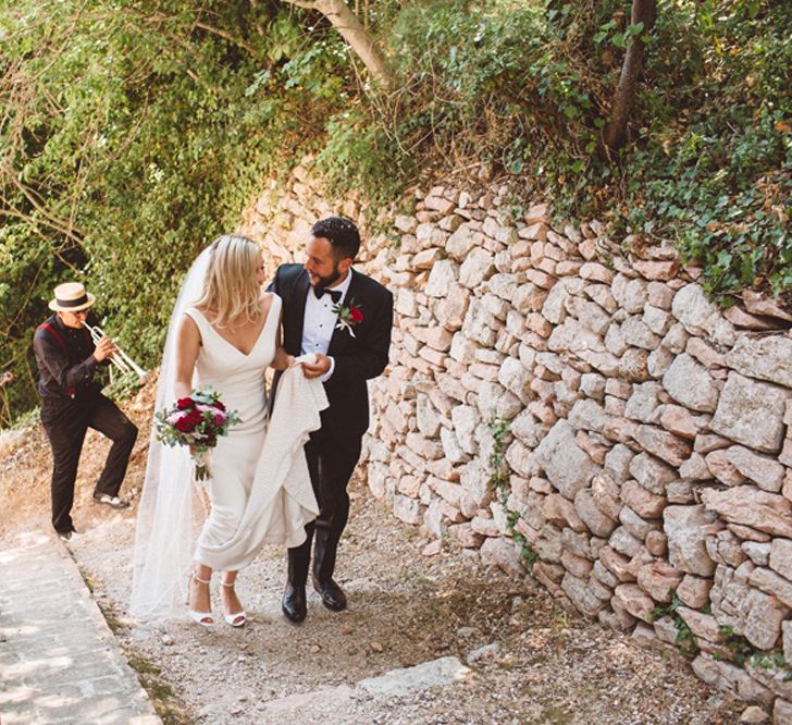 Elegant Italian Destination Wedding At Abbazia San Pietro Umbria With Bride In Charlotte Simpson And Images From Paolo Ceritano