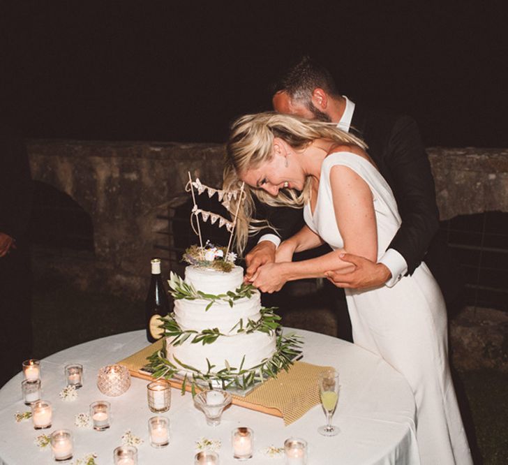 Elegant Italian Destination Wedding At Abbazia San Pietro Umbria With Bride In Charlotte Simpson And Images From Paolo Ceritano