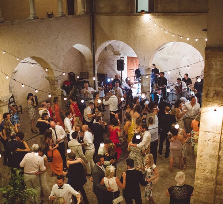 Elegant Italian Destination Wedding At Abbazia San Pietro Umbria With Bride In Charlotte Simpson And Images From Paolo Ceritano