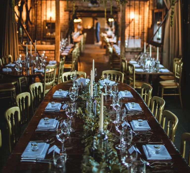 Foliage & Gold Details For A Pub Wedding At The White Horse Chichester With Bride In Limor Rosen And Groom In Ted Baker With Images From Victoria Popova Photography