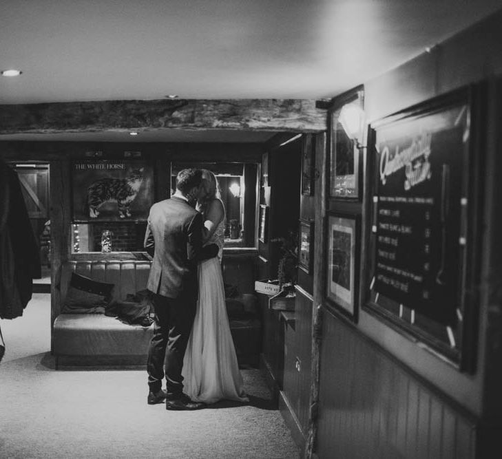 Pub Wedding At The White Horse Chichester With Bride In Limor Rosen And Groom In Ted Baker With Images From Victoria Popova Photography