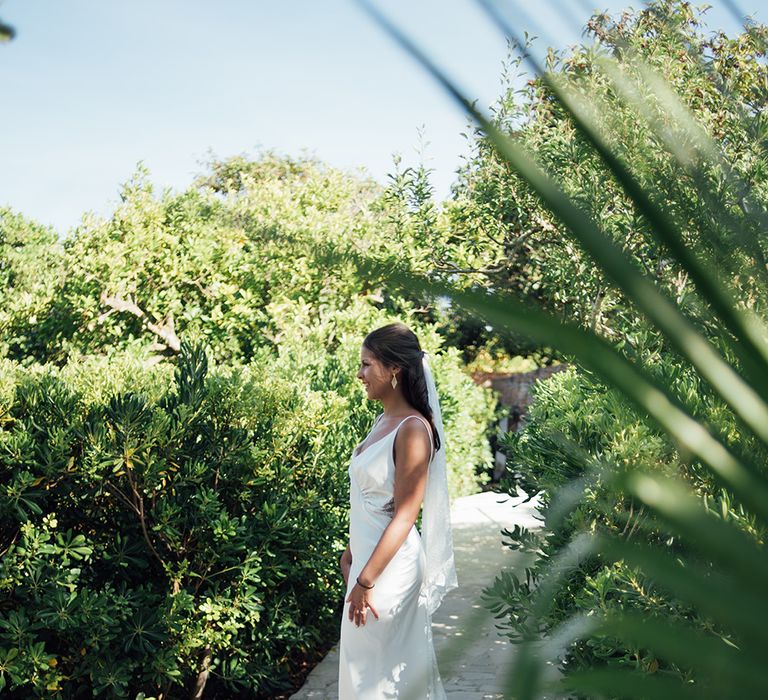 Dress designed by the bride | Ibiza Wedding | Liberty Pearl Photography