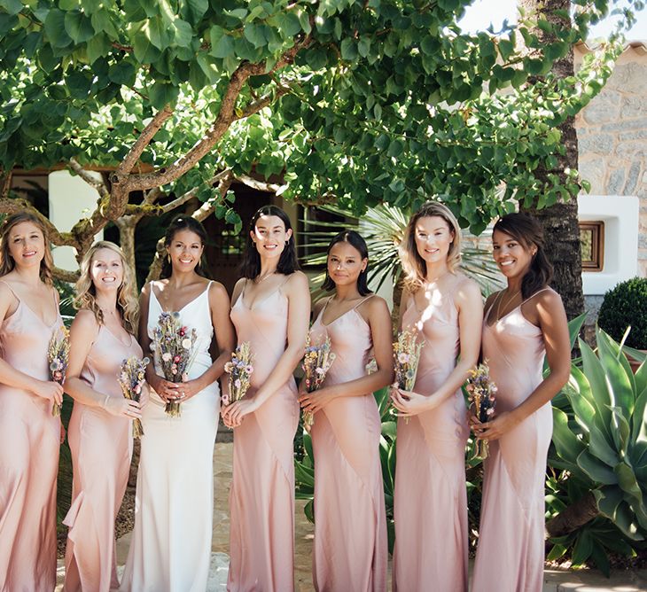 Dried Flowers | Asos Bridesmaids | Ibiza Wedding | Liberty Pearl Photography