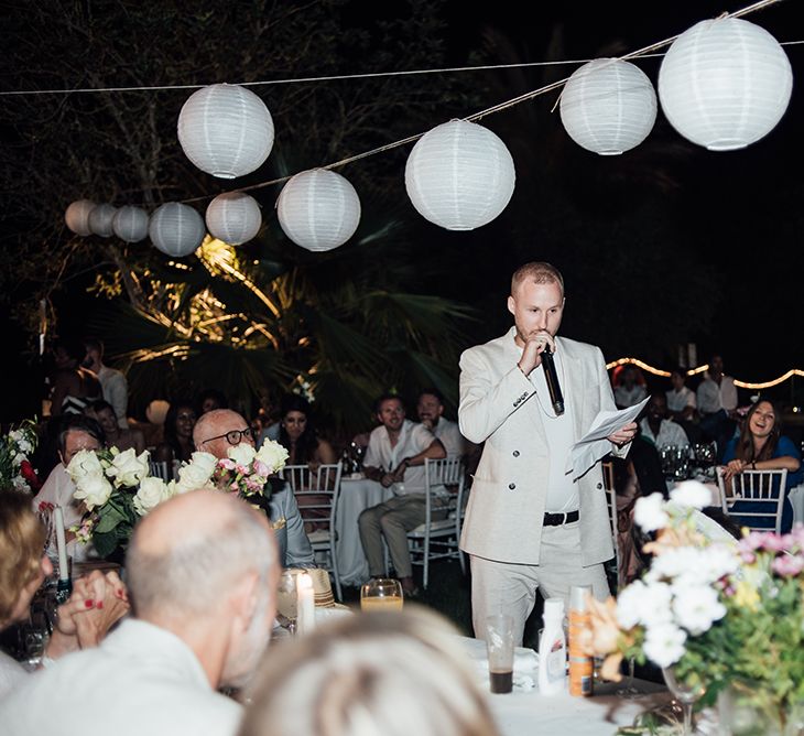 Speeches | Ibiza Wedding | Liberty Pearl Photography