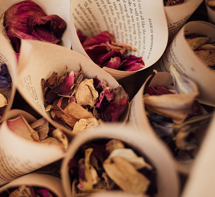 Dried Flower confetti | Ibiza Wedding | Liberty Pearl Photography