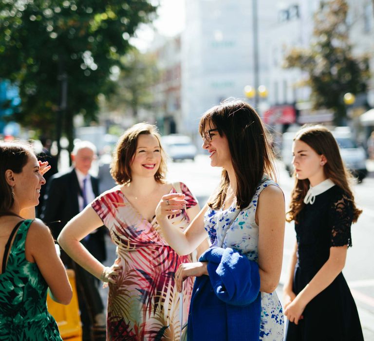 Wedding Guests at Islington Town Hall Wedding