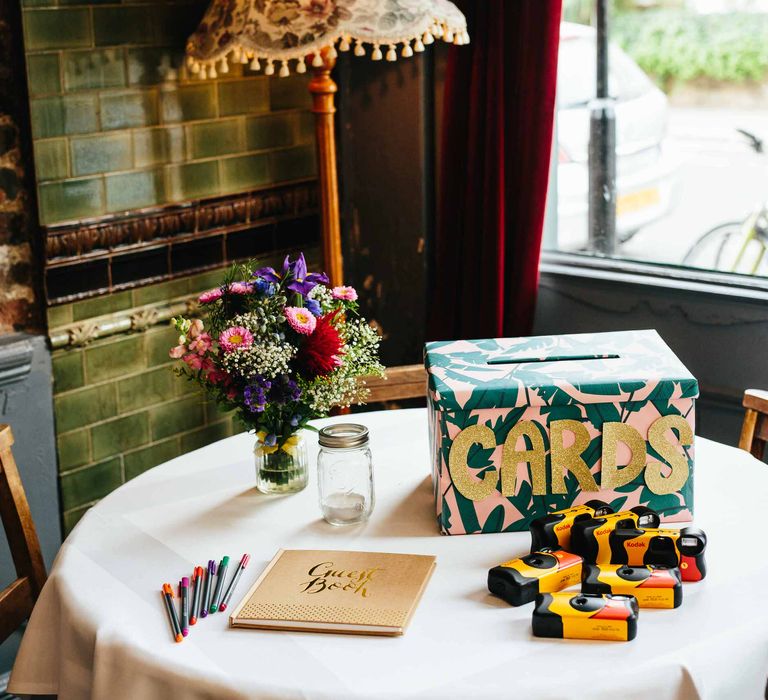 Card Box & Guest Book Wedding Display