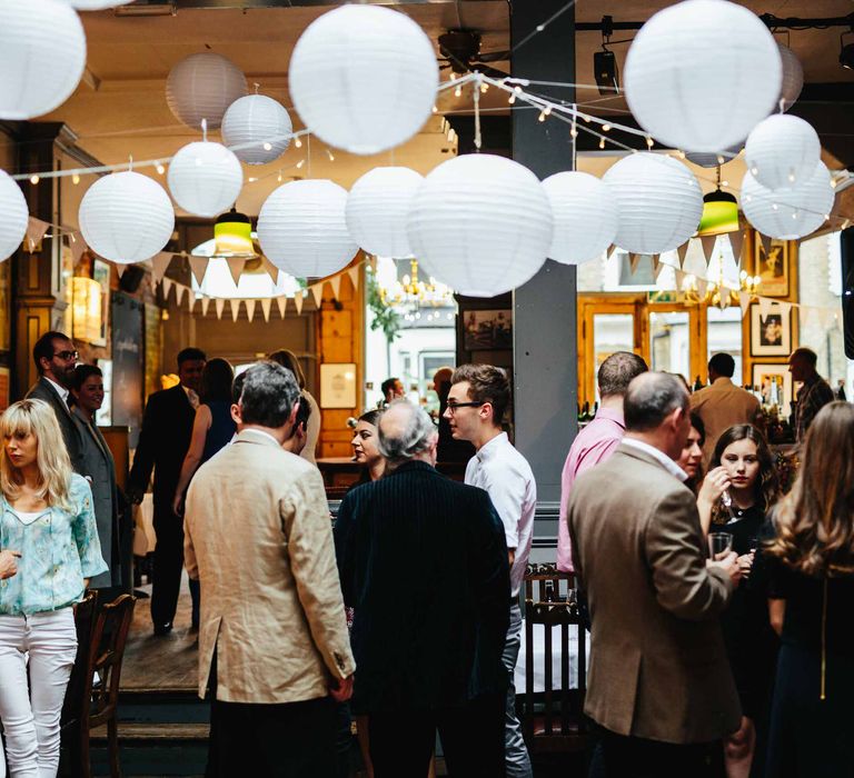 Lantern Filled Ottolenghi in Spitalfields Wedding Breakfast | The Londesborough Reception