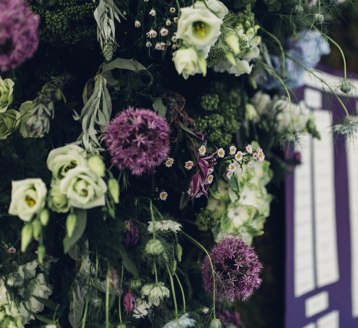 Floral Table Plan | Miss Gen Photography