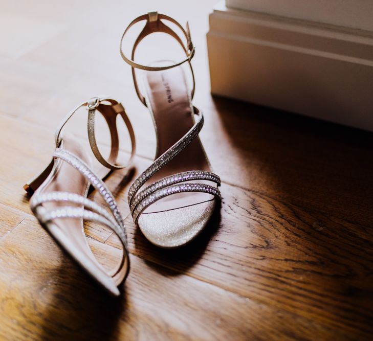 Wedding Shoes | Stylish Woodland Wedding in Cheshire | Clara Cooper Photography | Story Board Weddings Films