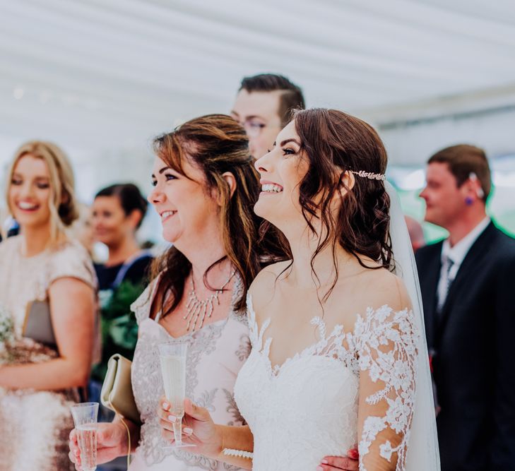 Speeches | Bride in Rosa Clara Naim Bridal Gown | Stylish Woodland Wedding in Cheshire | Clara Cooper Photography | Story Board Weddings Films