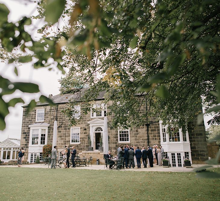 Elegant Black Tie Wedding with White Flowers at The Cleveland Tontine, North Yorkshire | Georgina Harrison Photography