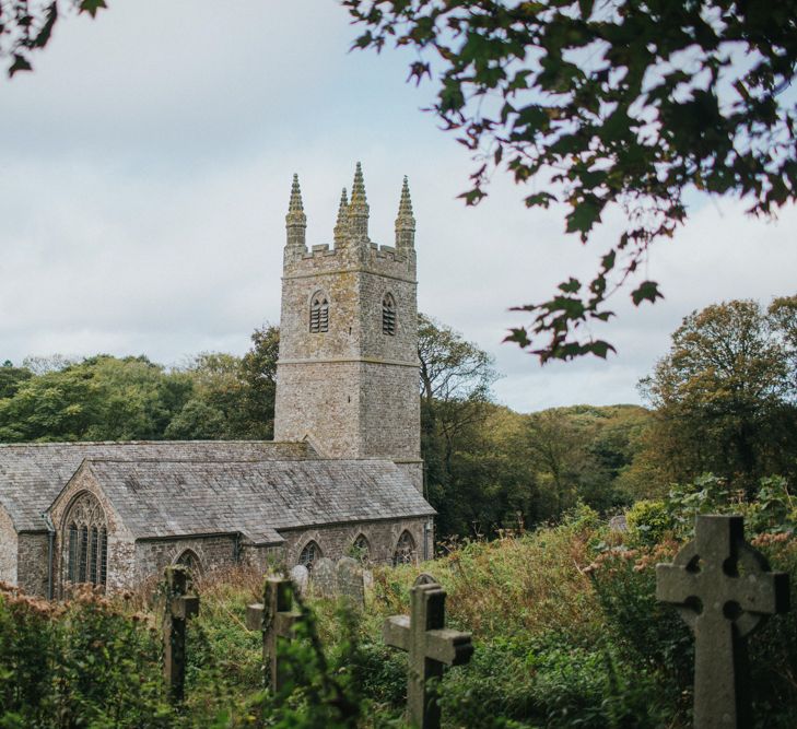 Launcells Barton Cornwall Wedding Venue With Local Church