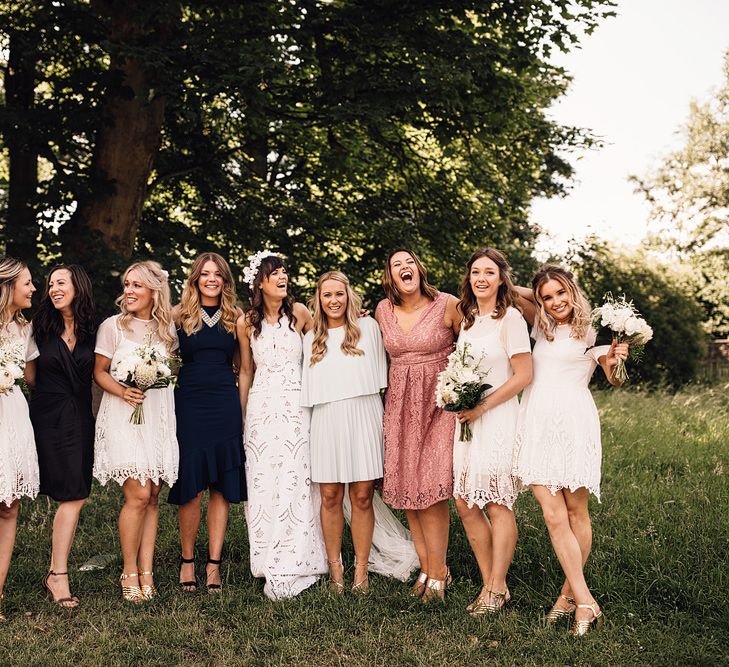 Alternative Wedding Group Shots // Image By Samuel Docker