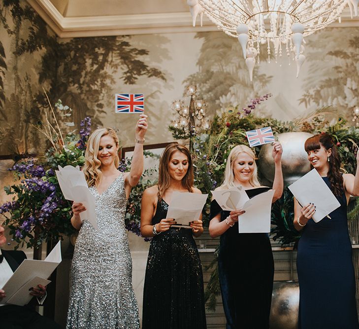 Intimate Winter Wedding At The Haymarket Hotel London With Bride In Caroline Castigliano