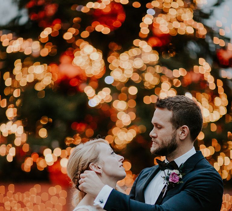 Intimate Winter Wedding At The Haymarket Hotel London With Bride In Caroline Castigliano