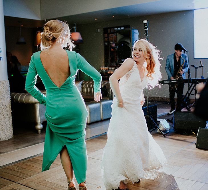 Intimate Winter Wedding At The Haymarket Hotel London With Bride In Caroline Castigliano