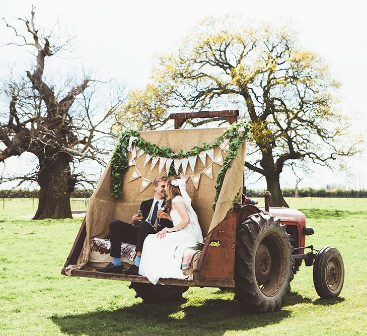 Wedding Tractor Ride