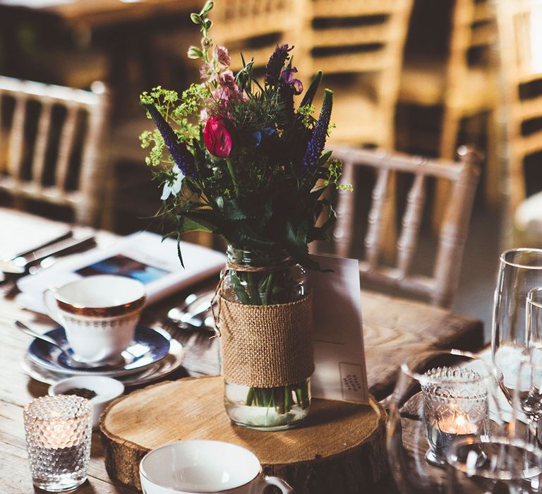 Jam Jar Wedding Flowers