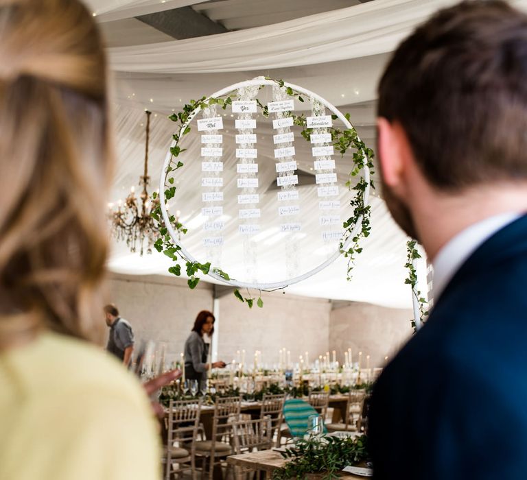 Floral Hoop Table Plan