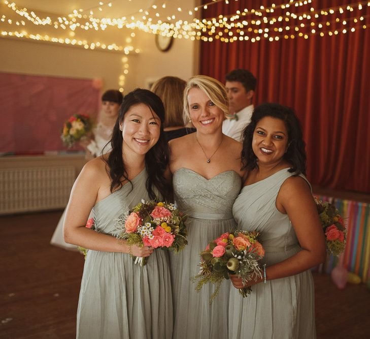 Bridesmaids In Sage Green