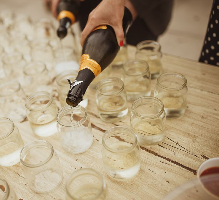 Jam Jars Drinks For Wedding Reception