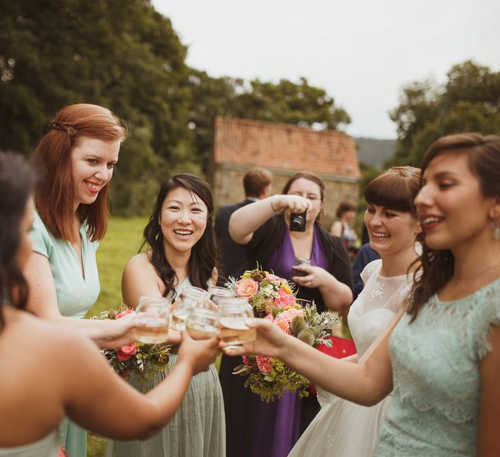 Bridesmaids In Sage Green