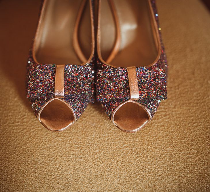 Sparkly Glitter Wedding Shoes