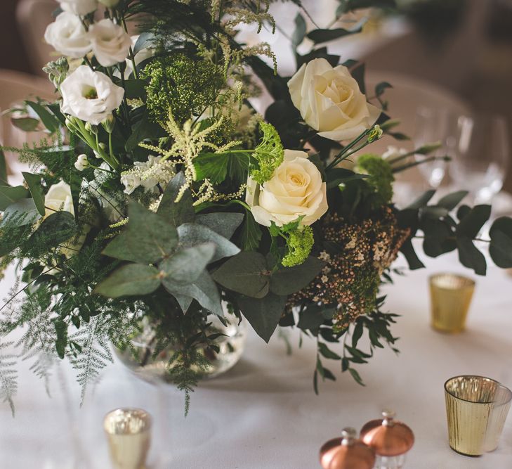 White Wedding Flowers For Tables