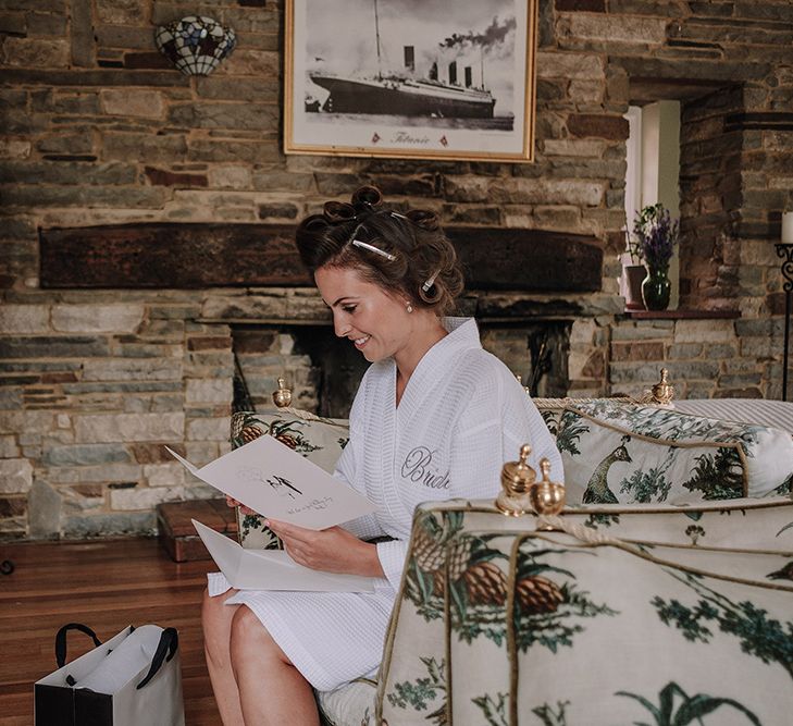 Wedding Morning Bridal Preparations | White and Silver English Country Garden At Home Marquee Wedding | Jason Mark Harris Photography