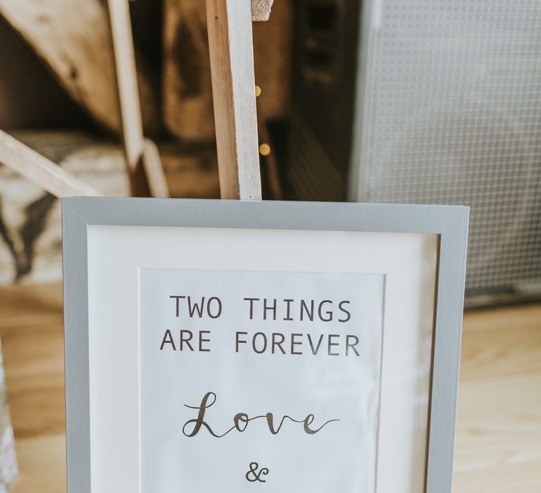 DIY Barn Wedding With Fairy Lights At The Great Barn Titchfield With Bride In Rolling In Roses Dress & Images From Joasis Photography