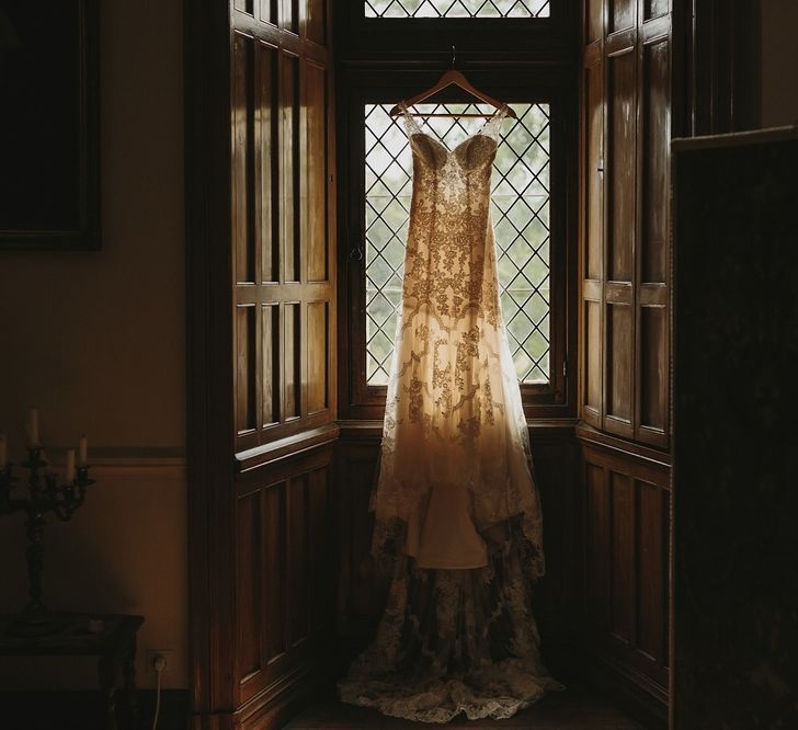 Lace Stella York Wedding Dress | Outdoor Destination Wedding at Château de Saint Martory in France Planned by Senses Events | Danelle Bohane Photography | Matthias Guerin Films