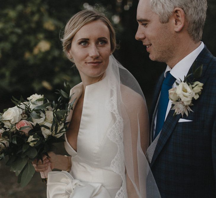 Bride in Britten Veil