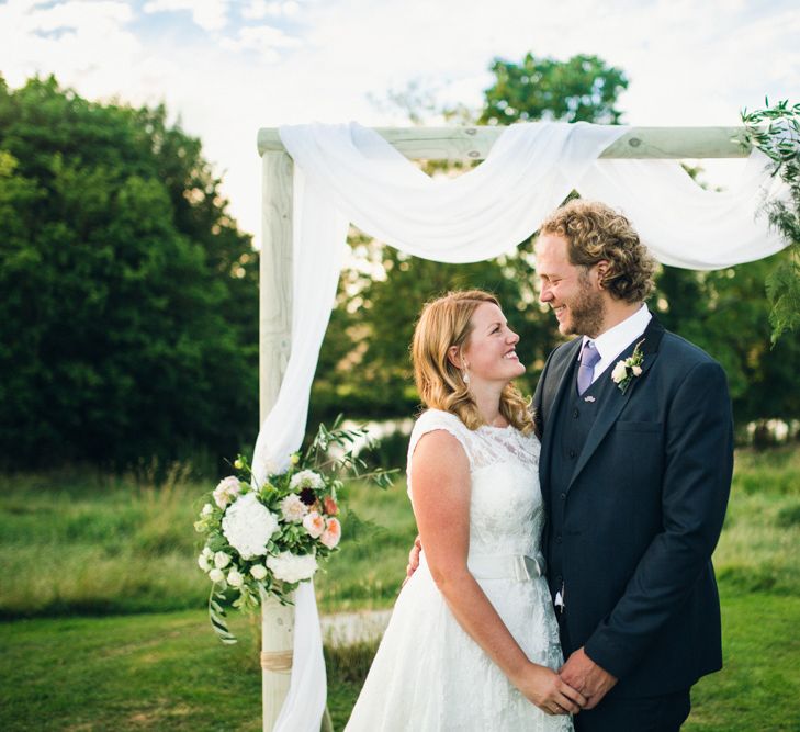 Bride & Groom Altar Portrait