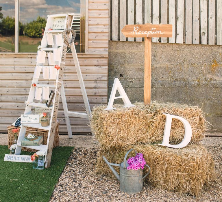 Hay bales | Giant Letters | Step Ladder